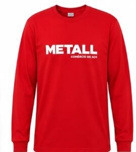 CAMISETA MANGA LONGA METALL GG